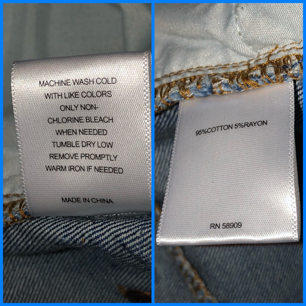 🌺Brand New🌺Rare Distressed Raw Cut Denim Skirt - Picture 10 of 12